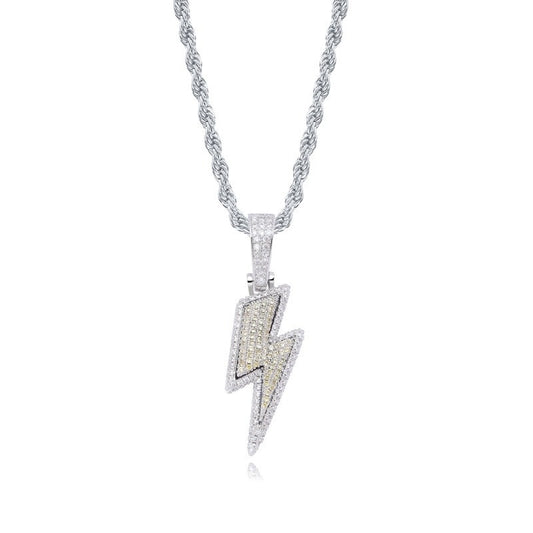 Lightning Hip Hop Pendant Micro-inlaid Zircon Hip Hop Jewelry
