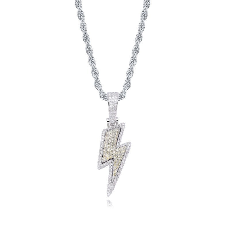Lightning Hip Hop Pendant Micro-inlaid Zircon Hip Hop Jewelry