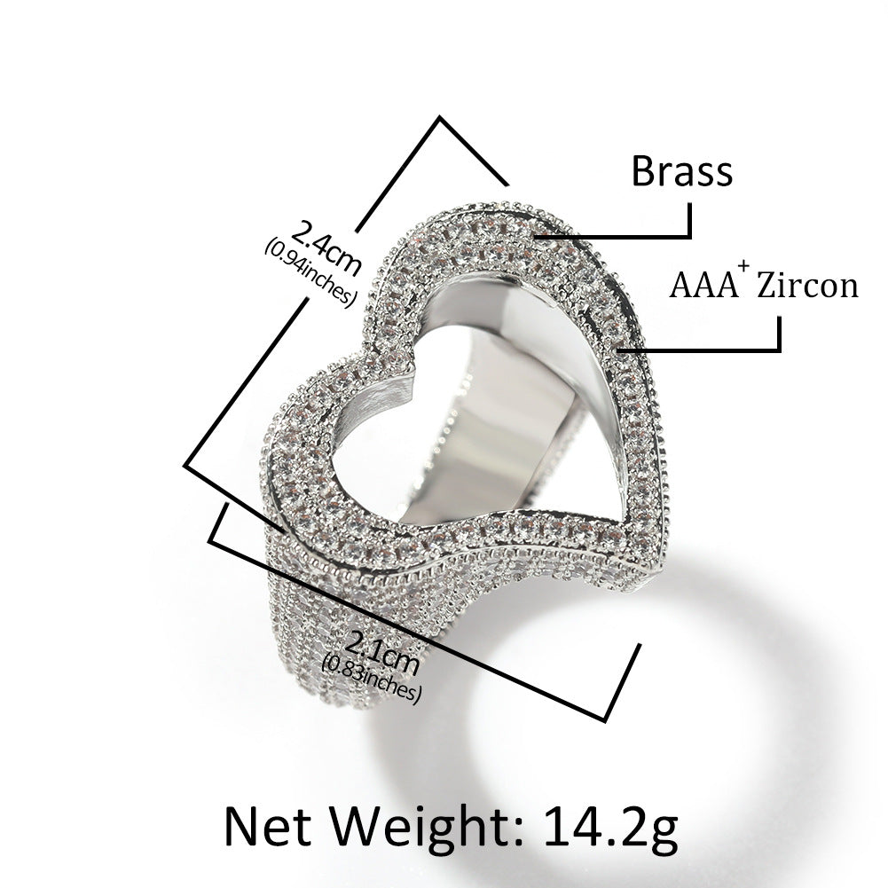 Hollow Heart Ring